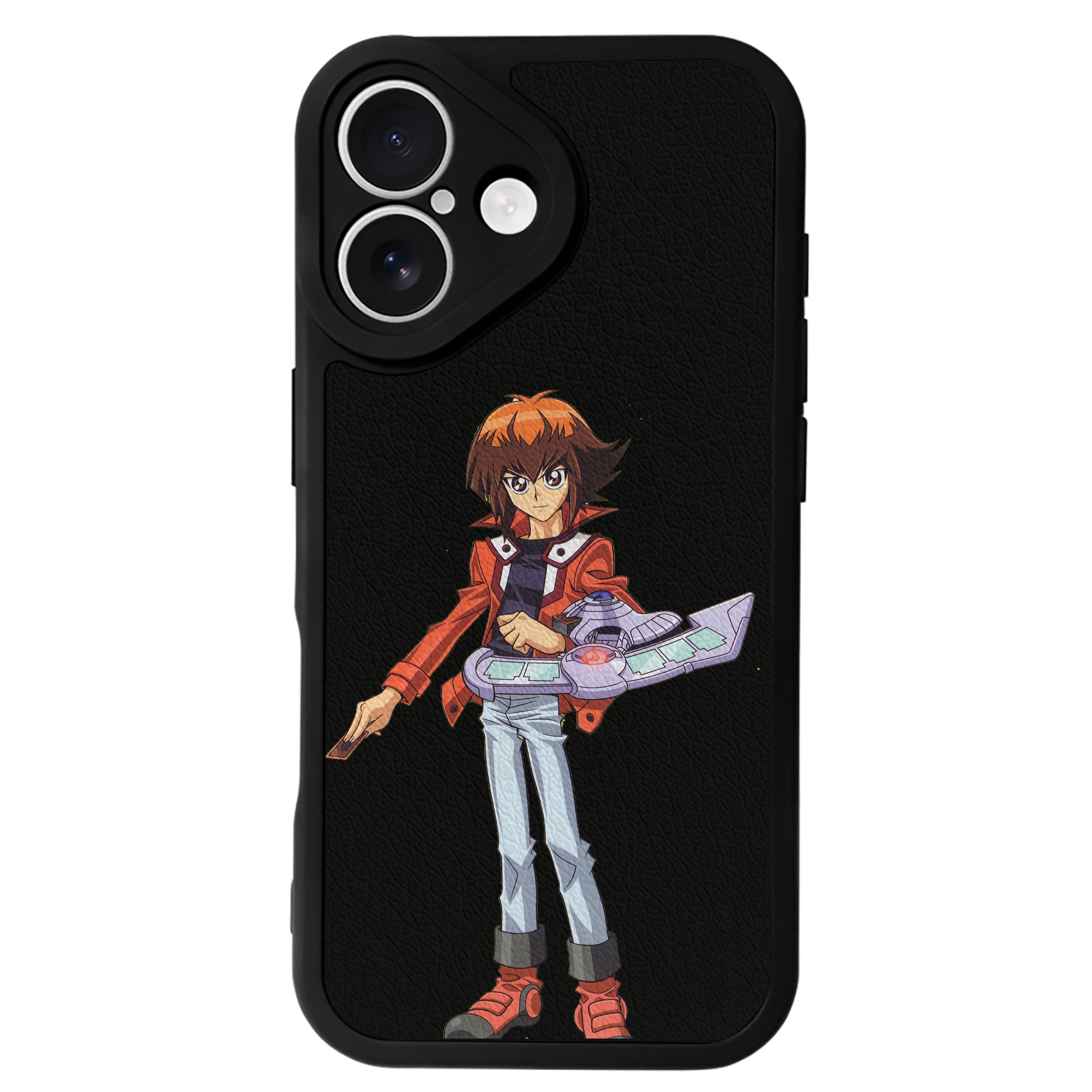 遊☆戯☆王 Yu-Gi-Oh! 【iPhone 16シリーズ対応】シリコンスマホケース（レザー調） 材質：シリコン